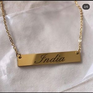 Custom name necklace from @thecosmeticway